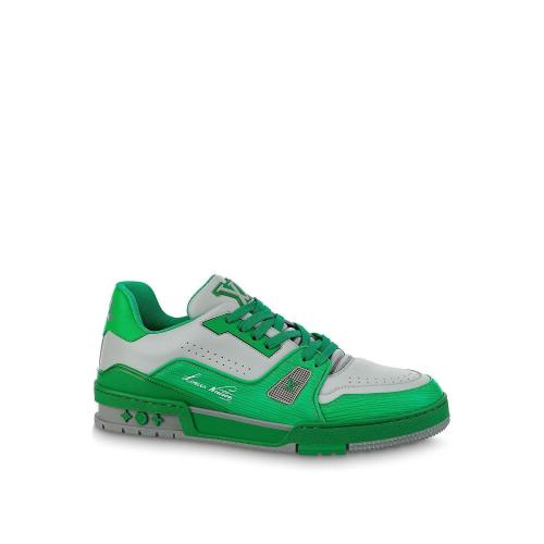  LV路易威登 22年秋冬 男士 休閑運動鞋 LV TRAINER 運動鞋 1AA6VL 1AA6VJ 1AA6VH 1AA6VF 1AA6V