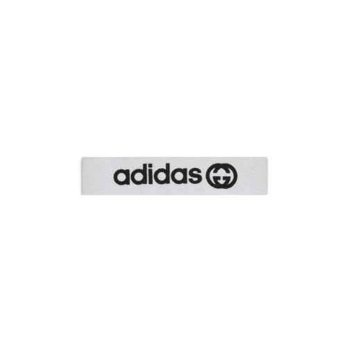  GUCCI古馳 22年秋冬 女士 adidas x Gucci聯名系列棉質海綿發帶 703594 3GAG8 9160