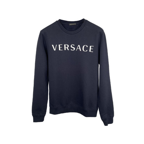 Versace 范思哲 主線藏藍(lán)字母男衛(wèi)衣