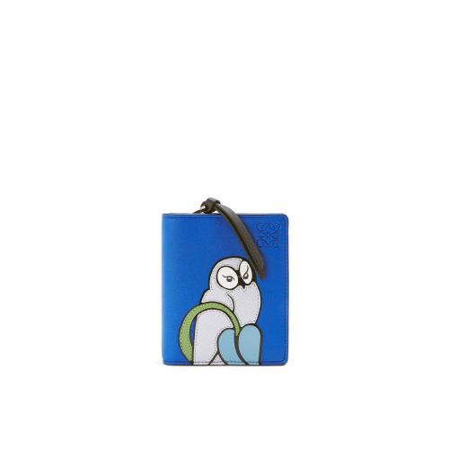  LOEWE羅意威 22年秋冬 女士 錢包 Owl compact zip wallet in classic calfskin C643Z41X10-51