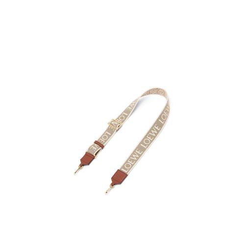  LOEWE羅意威 22年秋冬 女士 掛飾 Anagram strap in jacquard and calfskin C073T87X01-2435 預(yù)定商品1-3周發(fā)貨