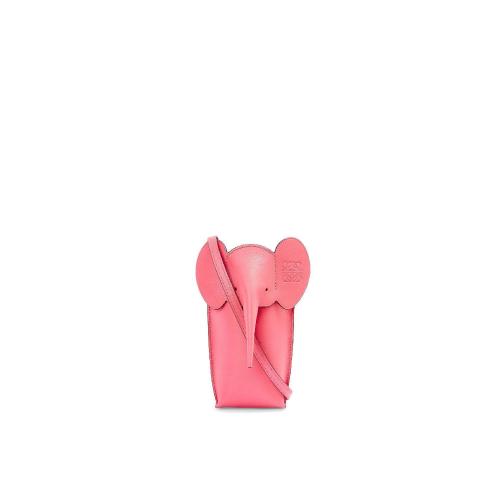  LOEWE羅意威 22年秋冬 女士 收納包 Elephant Pocket in classic calfskin C623B02X04-6520