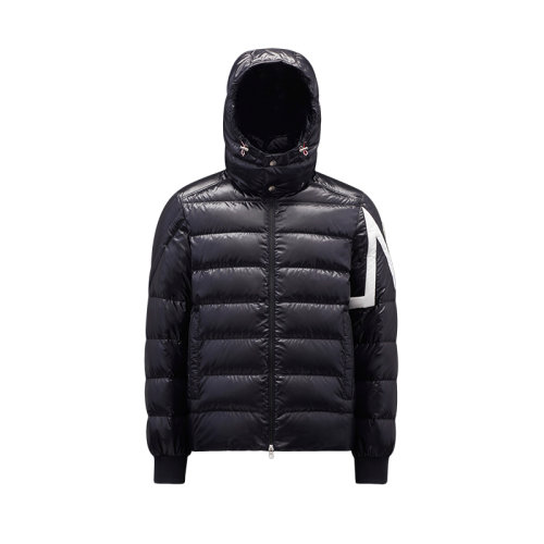 Moncler/蒙克萊 22年秋冬新款 Corydale系列 男士黑色漆面尼龍短款羽絨服夾克外套H20911A0010168950999