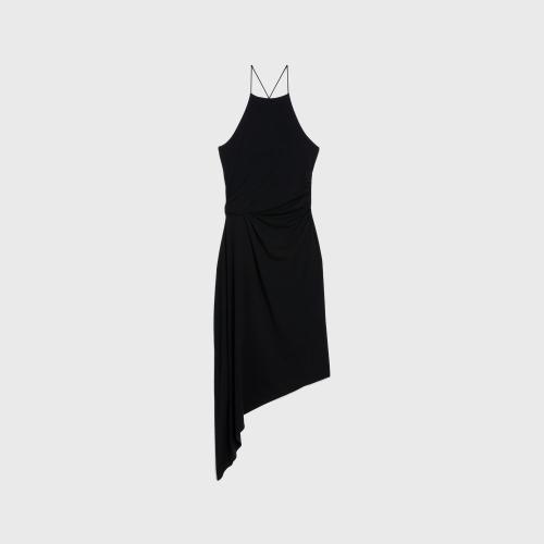  CELINE賽琳思琳 22年秋冬 女士 連衣裙 ROBE ASYMéTRIQUE JERSEY VISCOSE 2R32F948A.38NO
