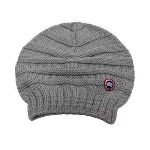 CANADA GOOSE/加拿大鵝 品牌LOGO裝飾 男女同款經(jīng)典時(shí)尚羊毛針織帽子 5269L200