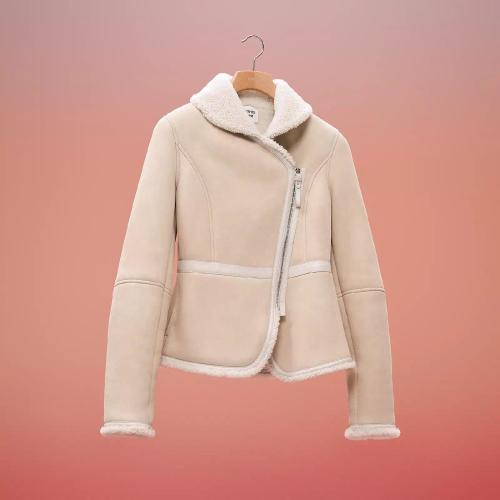  HERMES愛馬仕 22年秋冬 女士 夾克 Blouson Inspiration Biker en cuir H2H1205DB9138