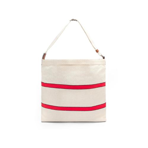  LOEWE羅意威 22年秋冬 男士 單肩包 Crossbody tote in jacquard and calfskin B935S76X01-309