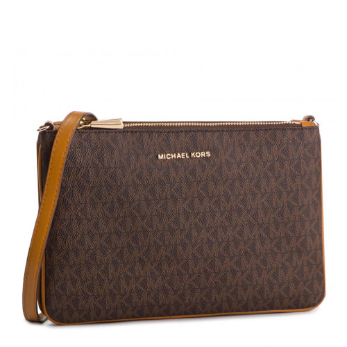 Michael Kors/邁克·科爾斯 MK JET SET系列 老花時尚帆布/配皮百搭女士手拿包單肩包斜挎包多色可選