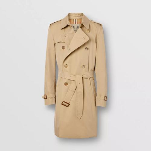  BURBERRY 22年秋冬 男士 肯辛頓版型 – 中長款 Heritage Trench 風衣 80458591