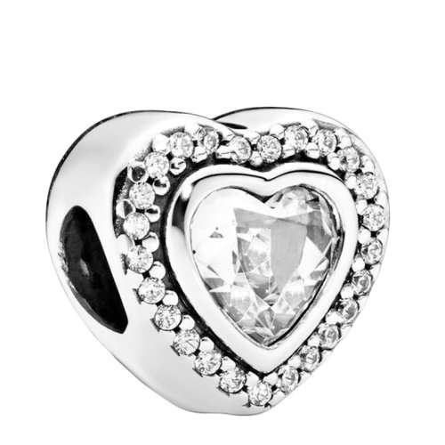 PANDORA/潘多拉 女士銀色閃耀愛情925銀串飾 797608CZ