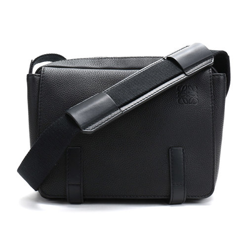 LOEWE/羅意威 男士Military系列牛皮革超小號手提單肩斜挎包郵差包 317 12AA72