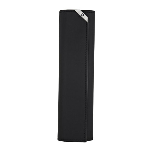 MontBlanc/萬寶龍 男士黑色皮革筆袋 115413