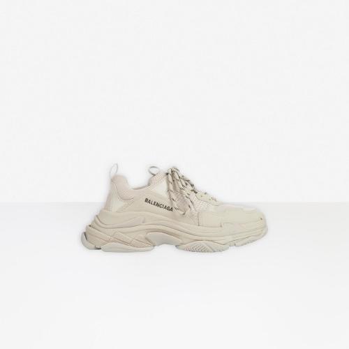  BALENCIAGA巴黎世家 22年春夏 男士 休閑運動鞋 Men%27s Triple S Sneaker in BEIGE 536737W2FW1 預定商品2-8周發貨