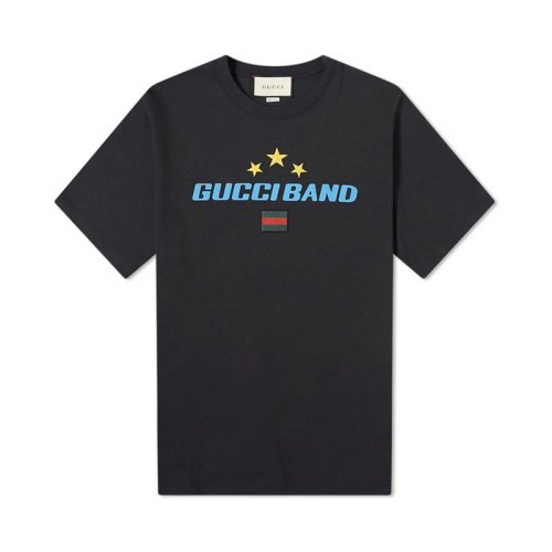  GUCCI/古馳 男士印花棉質短袖T恤 565806 XJB2W 1142