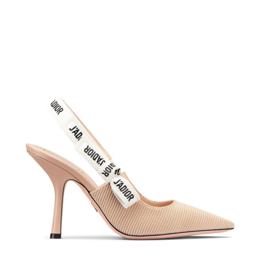 DIOR/迪奧  女士JADIOR布面蝴蝶結10厘米高跟鞋 兩色可選 KCC201TFL_S900
