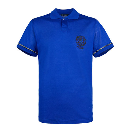 VERSACE/范思哲 男裝 服飾 男士短POLO翻領開襟衫 男士短PoloT恤 ABU02005-AC00111-A124