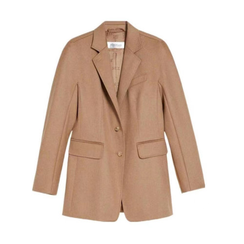 MaxMara/麥絲瑪拉 女士棕色時尚休閑西服 ALPACA 001