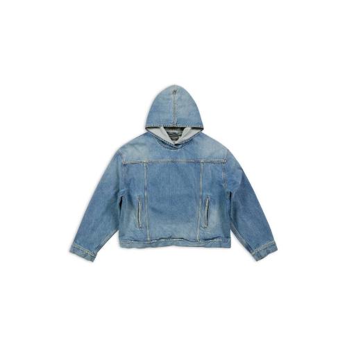  BALENCIAGA巴黎世家 22年秋冬 男士 夾克 Mens Pull-over Jacket in Blue 719313TNW014268