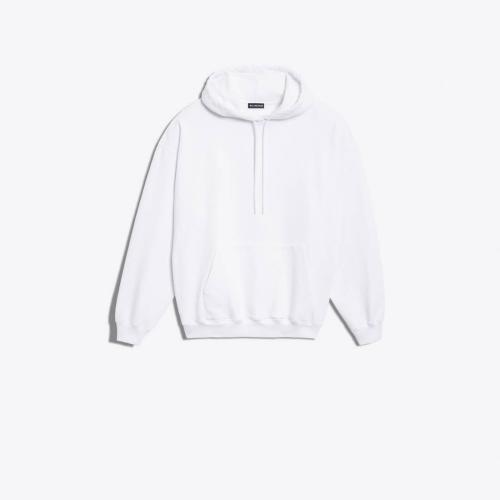  BALENCIAGA巴黎世家 22年春夏 女士 衛衣 Womens Balenciaga Hoodie in White 556143TA_V37900