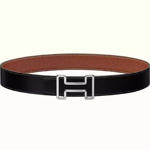  HERMES愛馬仕 22年秋冬 男士 腰帶 Boucle de ceinture Tonight %26 Cuir de ceinture reversibl