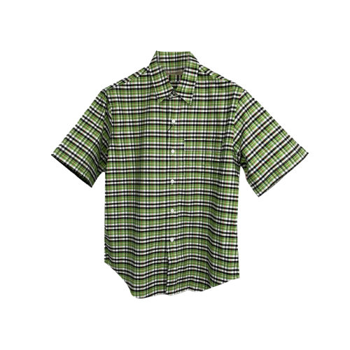 Burberry博柏利  男士經(jīng)典格紋短袖襯衣