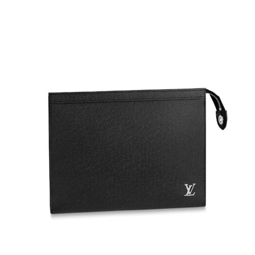  LV路易威登 22年秋冬 男士 手拿包 PO*w*CHETTE VOYAGE 中號(hào)手袋 M30450 預(yù)定商品2-6周發(fā)貨
