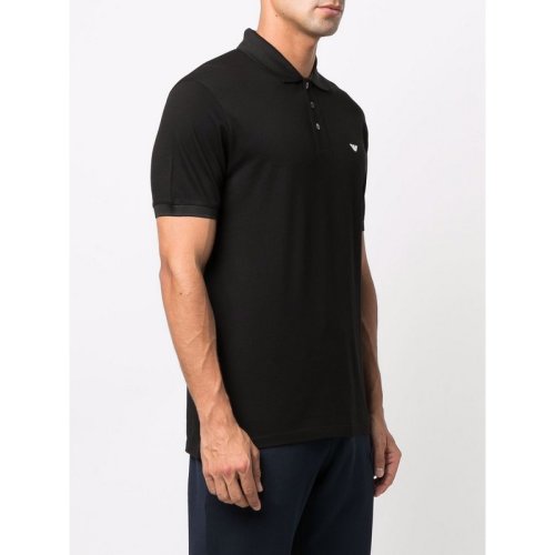  Emporio Armani/安普里奧阿瑪尼 男士黑色棉質短袖POLO衫 8N1FQ2 1JTKZ 0999 PLFSX