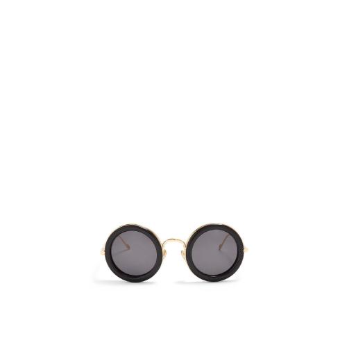  LOEWE羅意威 22年秋冬 女士 太陽眼鏡 Round sunglasses in acetate G735270X07-9310