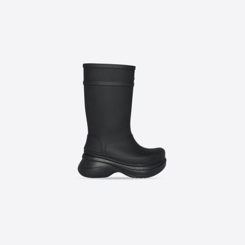  BALENCIAGA巴黎世家 22年秋冬 女士 高筒靴 Crocs? 靴子 677388W1S8E1000