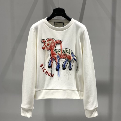  GUCCI/古馳 女士白色棉質衛衣 623450 XJC0F 9095 PLFSX