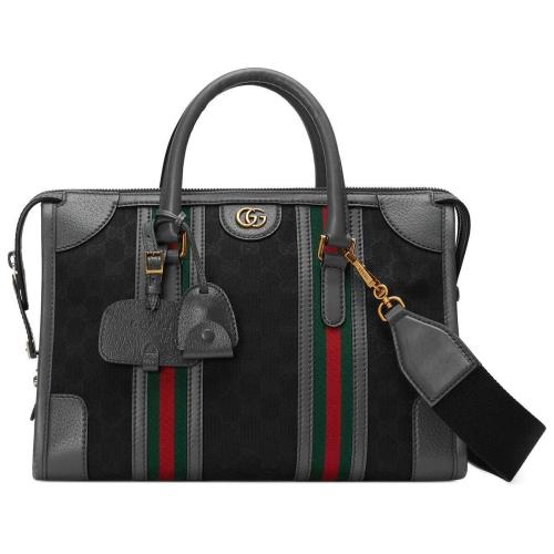  GUCCI古馳 22年秋冬 女士 中號帆布旅行袋 715666 FAARB 1048