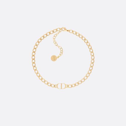  DIOR迪奧 22年秋冬 女士 項鏈 Petit CD 短項鏈 N1296PTCMT_D300 預定商品1-3周發(fā)貨