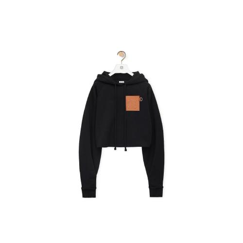  LOEWE羅意威 22年秋冬 女士 衛衣 Anagram cropped hoodie in cotton S359Y22X18-1100