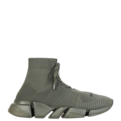 Balenciaga/巴黎世家      Speed 2.0系列 男士深綠色網眼系帶運動鞋617258W2DB13111