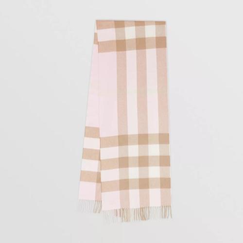  BURBERRY 22年秋冬 女士 格紋羊絨圍巾 80216901 預定商品1-3周發貨