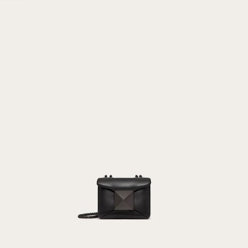  VALENTINO華倫天奴 22年秋冬 女士 單肩包 MINI SAC ONE STUD EN NAPPA A_VEC CHAINE 1W0P0X98