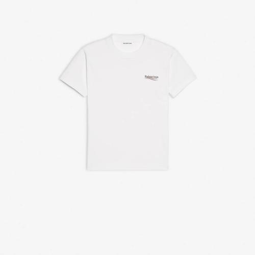  BALENCIAGA巴黎世家 22年春夏 女士 短袖T恤 POLITICAL CAMPAIGN SMALL FIT T-SHIRT 612964TIV 預定商品2-8周發貨