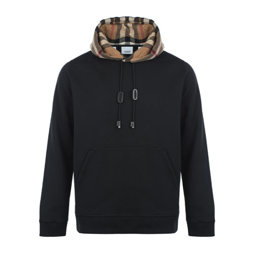 BURBERRY/博柏利21新品格紋連帽寬松男士套頭衛(wèi)衣男衛(wèi)衣8045004