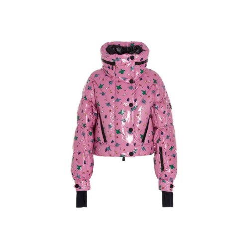  Moncler/蒙克萊 女士印花尼龍羽絨服 1A53200595KM 521 PLFSX