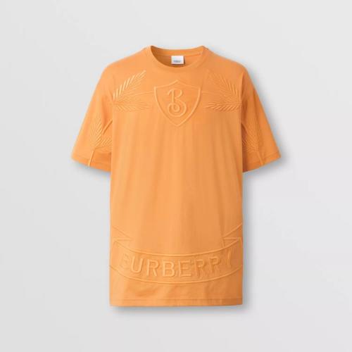 BURBERRY 22年秋冬 男士 橡樹葉徽章棉質(zhì)寬松 T 恤衫 80632031