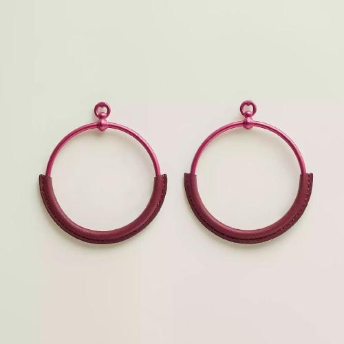  HERMES愛馬仕 22年秋冬 女士 耳環(huán) Boucles d%26s;oreilles Loop， grand modele H010717CA55