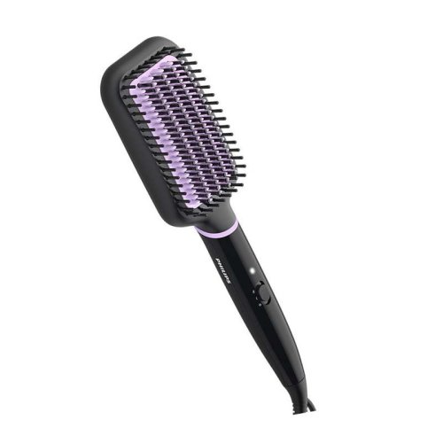 Philips/飛利浦卷 卷發棒 直發梳造型梳按摩梳 卷直兩用 粗硬發質 細軟發質 BHH880/05【快速直發 “小懶梳”】