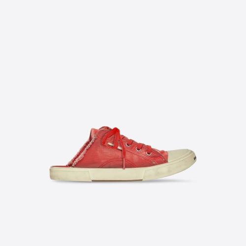  BALENCIAGA巴黎世家 22年秋冬 男士 休閑運動鞋 Mens Paris Trainers Mule in Red 693953W3RC3