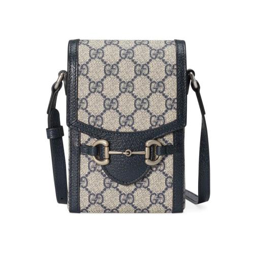 GUCCI古馳 22年秋冬 男士 Gucci 馬銜扣1955系列迷你手袋 625615 K9GSN 4075