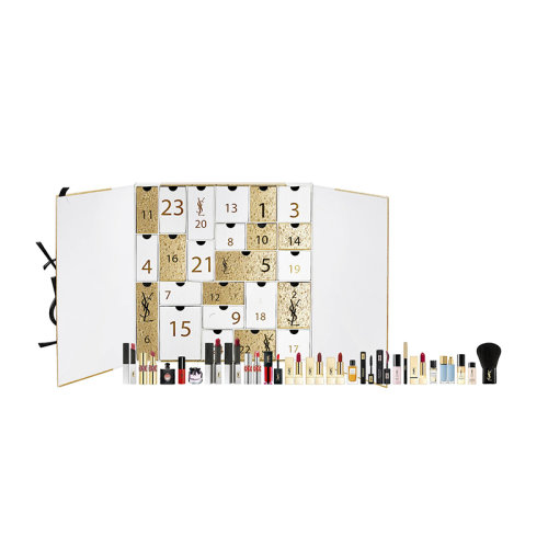 Yves saint Laurent/圣羅蘭2021圣誕日歷護(hù)膚彩妝限量24件套