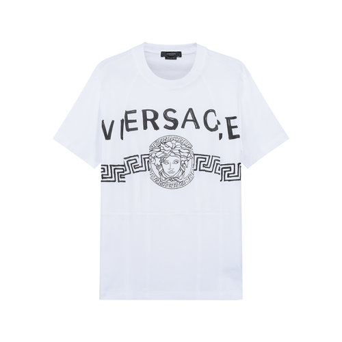 VERSACE/范思哲 男士短袖T恤 男士棉質(zhì)圓領(lǐng)短袖T恤 A86893 A228806