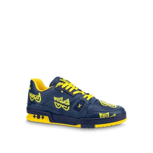 LV路易威登 22年秋冬 男士 休閑運動鞋 SNEAKER LV TRAINER 1AA77Q 1AA77O 1AA77J 1AA77L 1AA7