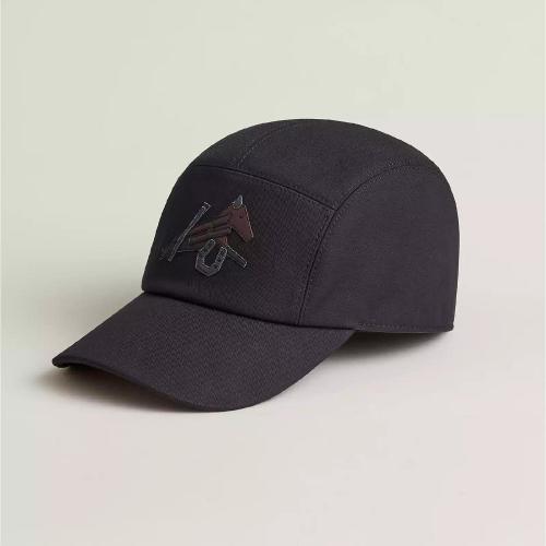  HERMES愛馬仕 22年秋冬 男士 帽子 Casquette Nevada Puzzle Equestre H221045N 0259