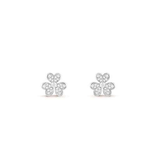  VCA梵克雅寶 22年秋冬 女士 耳環 Frivole耳環，迷你款式 VCARP3W100 預定商品1-3周發貨