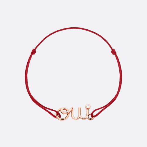  DIOR迪奧 22年秋冬 女士 手鏈 Oui 手鏈 JOUI95022_0000 預定商品1-3周發貨